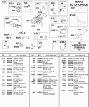 Nikki Auto Choke Carburetor Diagram and Parts List for 589447-0310-99  Briggs and Stratton Engine